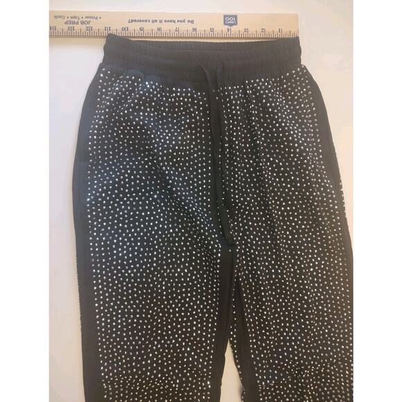 Hot & Delicious Pants & Triangle Bikini Top Outfit Black Rhinestones  Small NWT - Picture 7 of 12